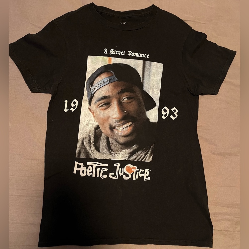 Poetic Justice 2 PAC Graphic Tshirt Size Small